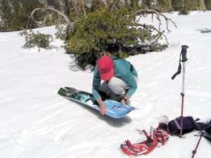 Skiing at Mammoth